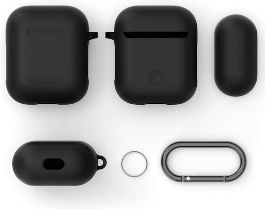 Husă Neagră Cu Inel De Prindere AirPods Pro