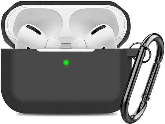Husă Neagră Cu Inel De Prindere AirPods Pro