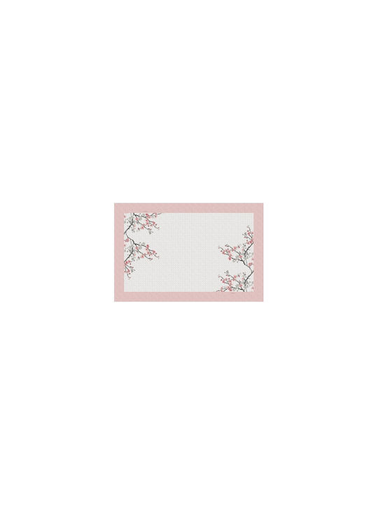 Saint Clair Stain Resistant Tablecloth Grey-Pink 145x220cm