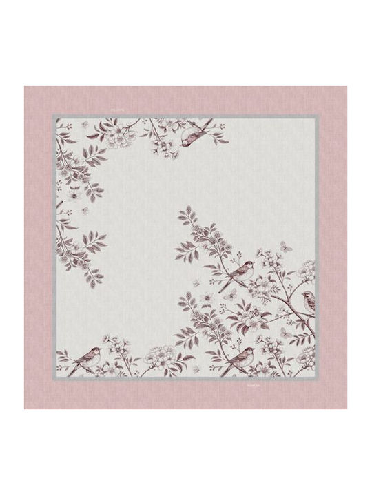 Saint Clair Τραπεζομάντηλο Pink 145x145εκ.
