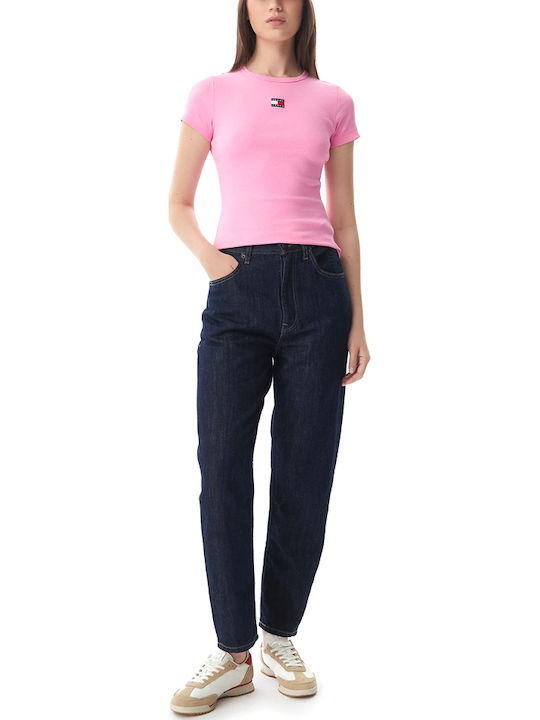 High Rise Women's Jean Pants in Mom Fit