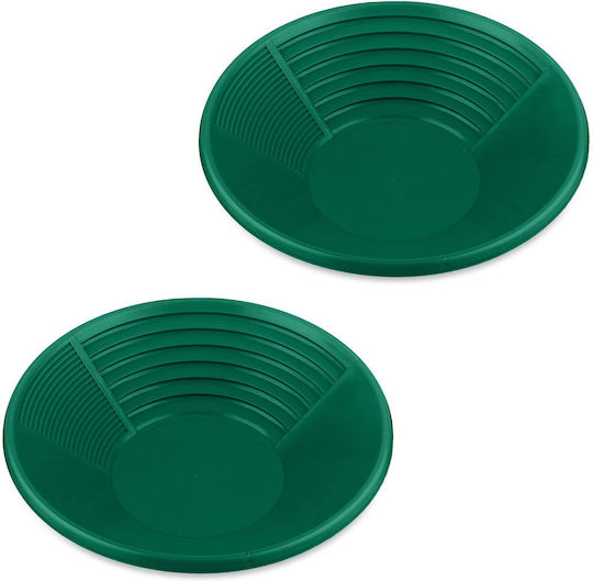 Tăvi Pentru Căutare Aur Relaxdays Verde Verde Închis 8x38x38 Cm Tăvi Pentru Căutare Aur Relaxdays Verde Verde Închis 8x38x38 Cm