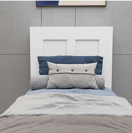 Κρεβάτι King Size για Στρώμα 200x200cm Λευκό Κρεβάτι King Size για Στρώμα 200x200cm Λευκό