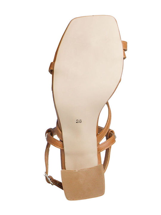 Leather Tabac Brown Sandals