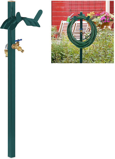 Relaxdays Freistehende Schlauchhalter für Wasserhahn