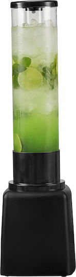 Cheffinger Drinks Dispenser 1.3l Tap Translucent Tank Black Transparent