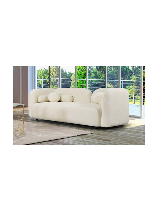 Триместен Диван Спалня Бял 235x95x80см