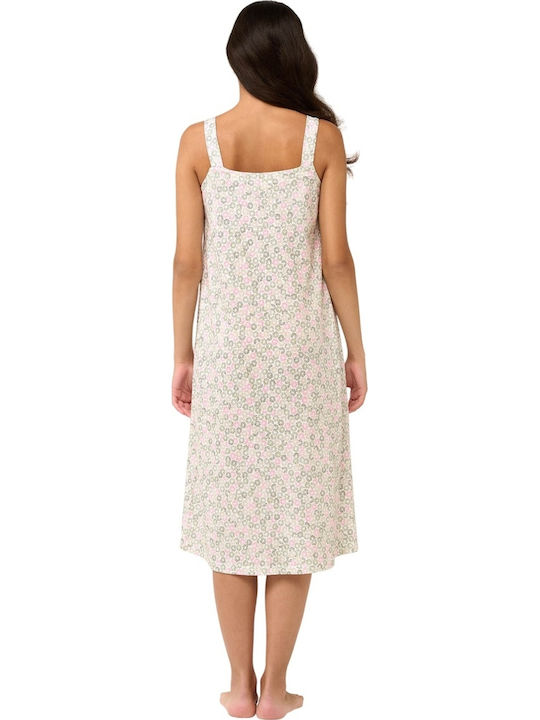 Vamp Summer Women's Nightdress Green Oil