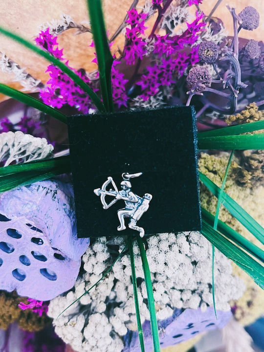 Handy Handy Hängende Charms Tierkreiszeichen Schütze aus Silber