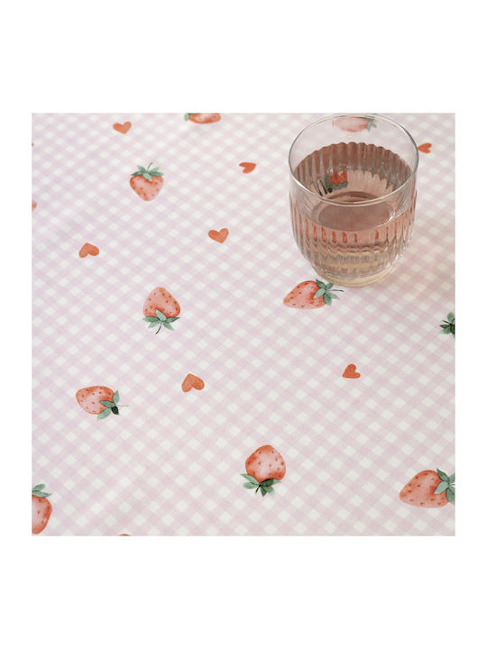Nima Nima Baumwolle Tischdecke Set Strawberry Love Strawberry Love 140x240cm
