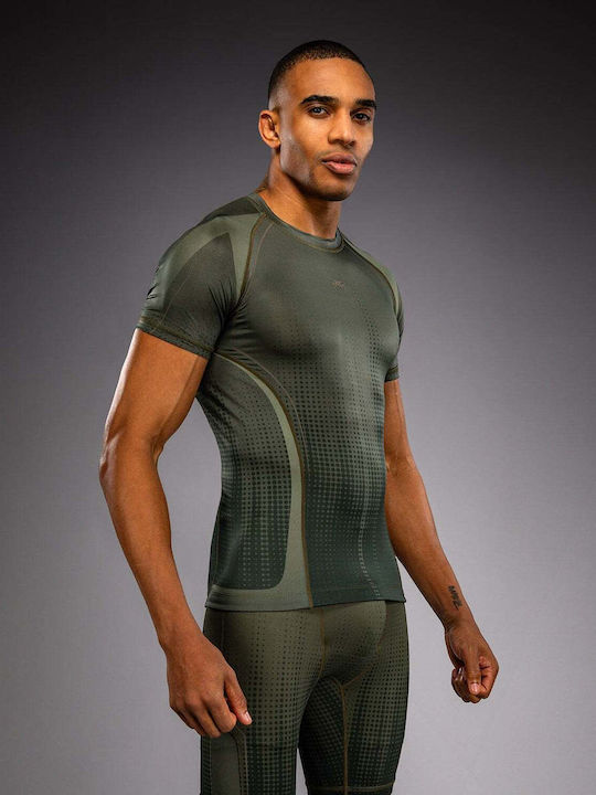 Venum Men's Short Sleeve Shirt VENUM-06276-459 for Jiu-Jitsu Green