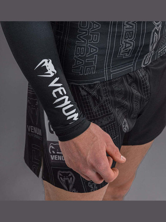 Venum Men's Long Sleeve Shirt VENUM-06227-109 for Jiu-Jitsu / Karate Black