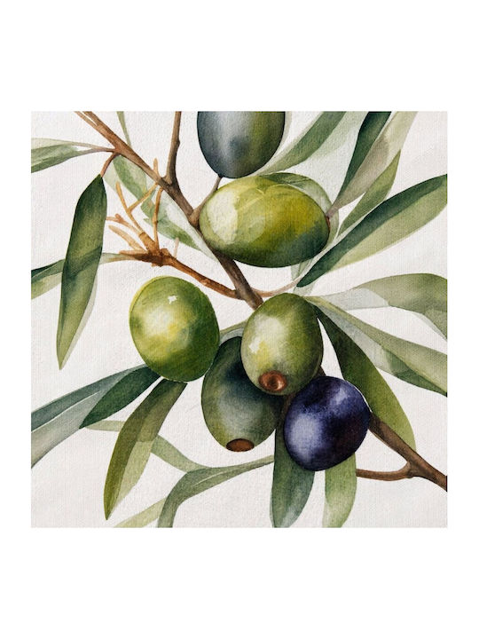 Pucioasa Măsuță Rotundă Bumbac Olive Φ140cm