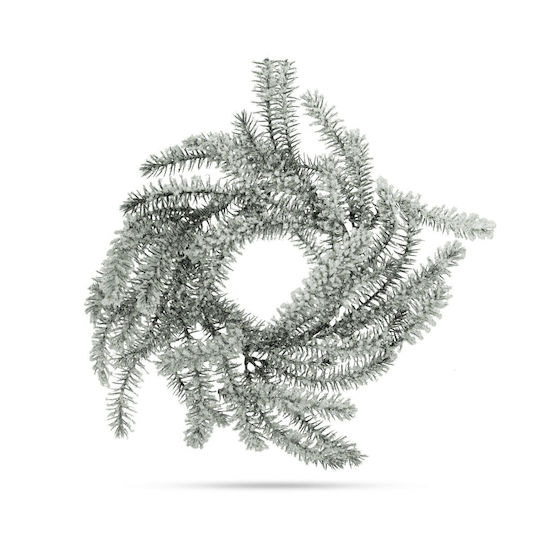 Alista Home Christmas Decorative Metal Wreath with Diameter 27cm Green