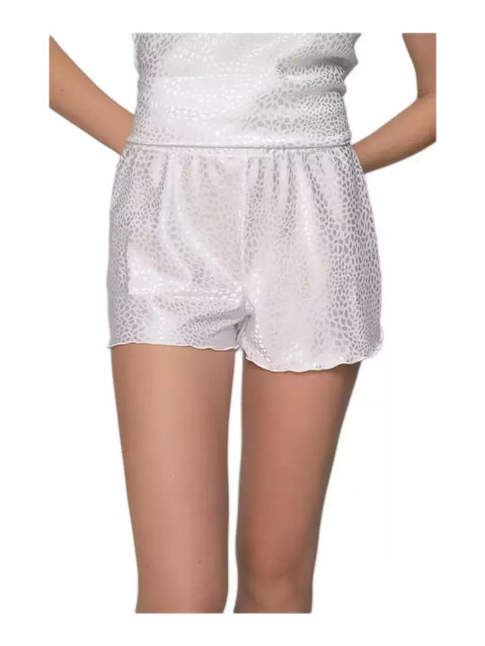 Milena by Paris Καλοκαιρινό Σατέν Νυφικό Babydoll Λευκό