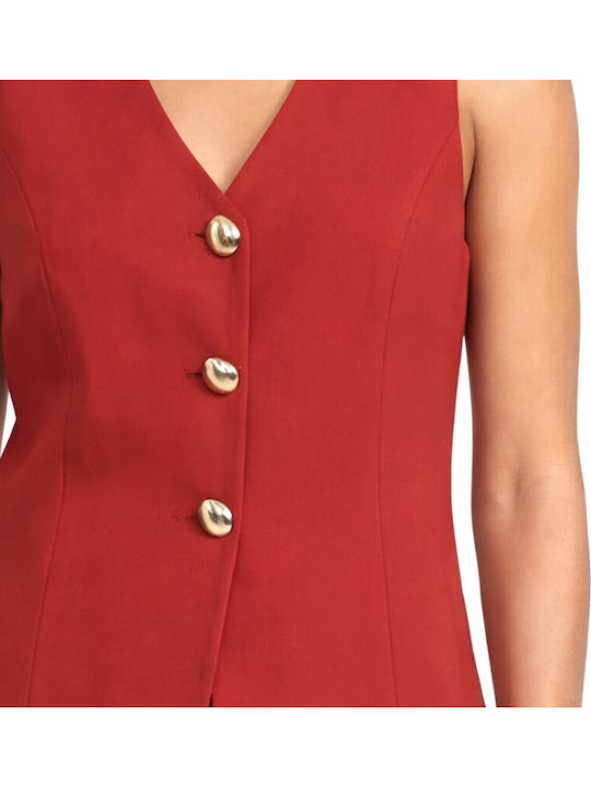 Burgundy Women's Vest