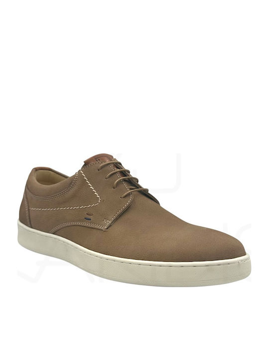 Pantofi Eleganți Bărbătești Din Piele Maro