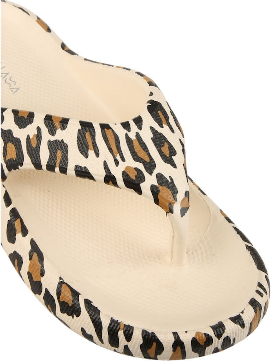 Flip Flops In Beige Colour