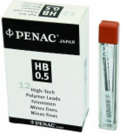Penac Leads Mechanical Pencil 0.5mm 12/set Penac 2h