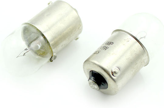 Car Bulb Ba15s R5w 12v 5w Position White Light Set 2 Pcs Baa108