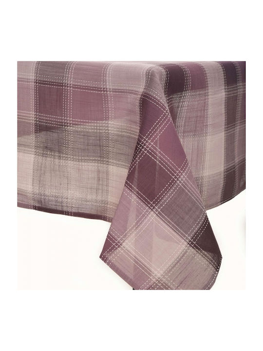 Silk Fashion Măsuță În Carouri Mătăsoasă 3702 Violet 90x90 cm