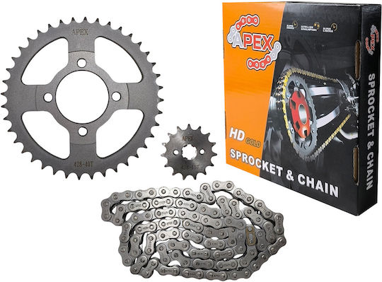 Apex Kette & Ritzel-Kit Für Honda Astrea Supra 100