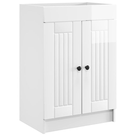 vidaXL Πάγκος χωρίς Νιπτήρα Μ56xΒ37.5xΥ81cm Λευκό