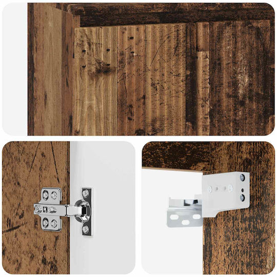 vidaXL Vanity Unit with Sink L49.5xW35xH63cm Reclaimed Wood