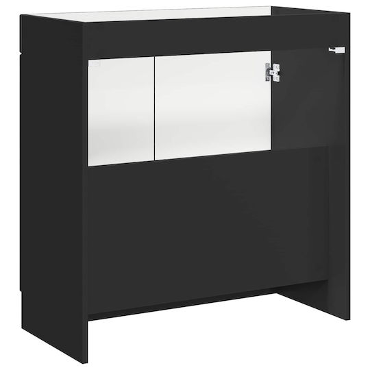 vidaXL Πάγκος χωρίς Νιπτήρα Μ56xΒ37.5xΥ81cm Μαύρο