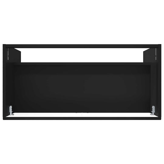 vidaXL Πάγκος χωρίς Νιπτήρα Μ56xΒ37.5xΥ81cm Μαύρο