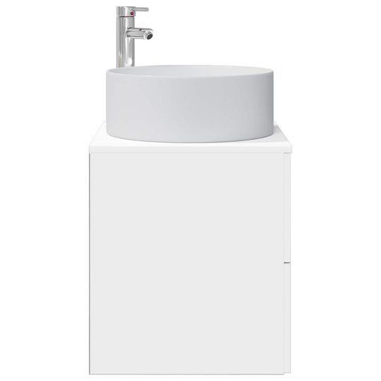 vidaXL Πάγκος με Νιπτήρα Μ49.5xΒ44.5xΥ65.5cm Λευκό