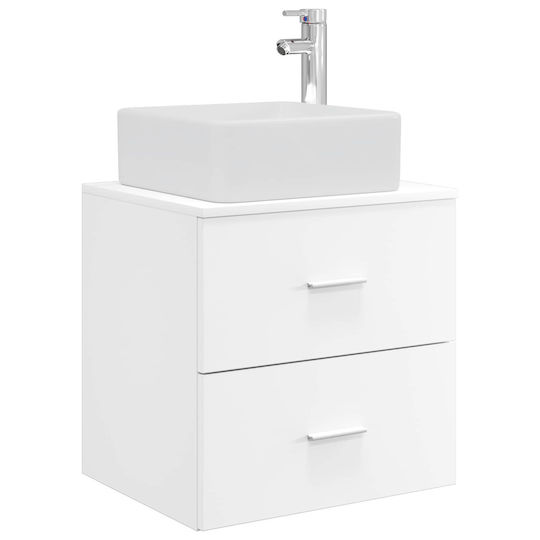 vidaXL Badezimmer Waschtisch-Einheit M49.5xB41xH63cm Weiß