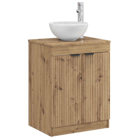vidaXL Bathroom Vanity Unit Without Sink L54xW41xH70cm Oak
