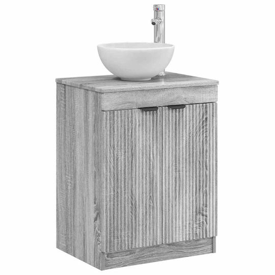 vidaXL Bathroom Vanity Unit Without Sink L54xW41xH70cm Gray Sonoma