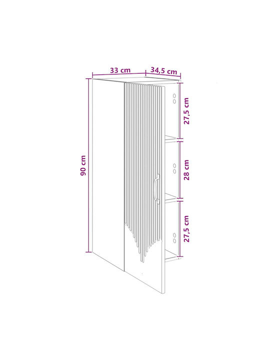 Dulap Suspendat Maro 33x34.5x90 cm