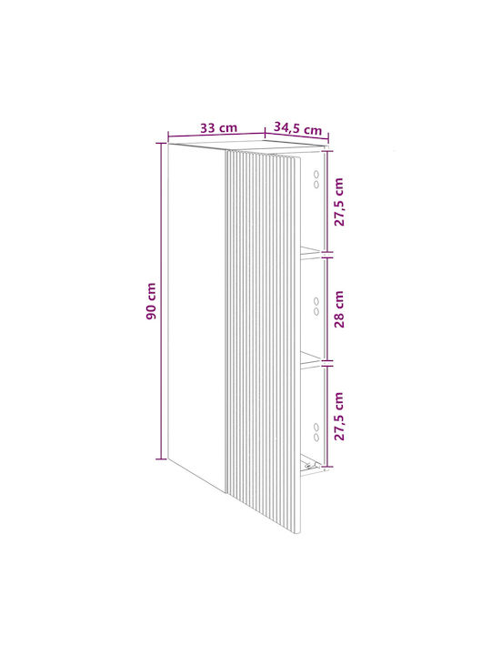 Dulap Suspendat Maro 33x34.5x90 cm