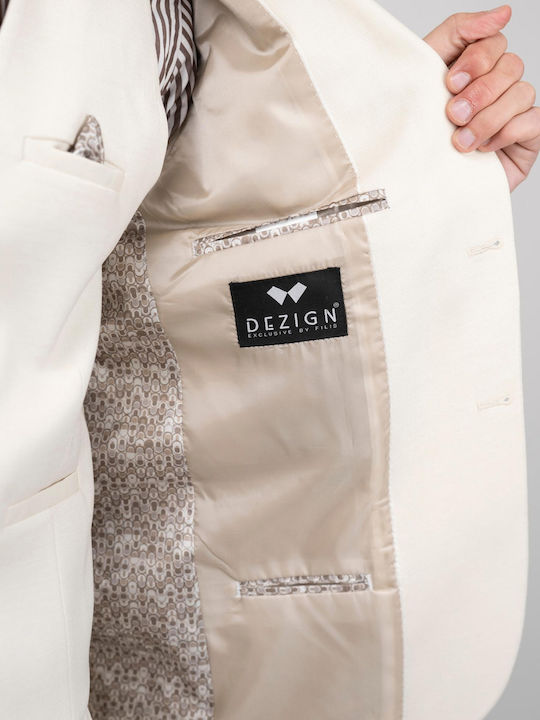 Men's Suit Ecru