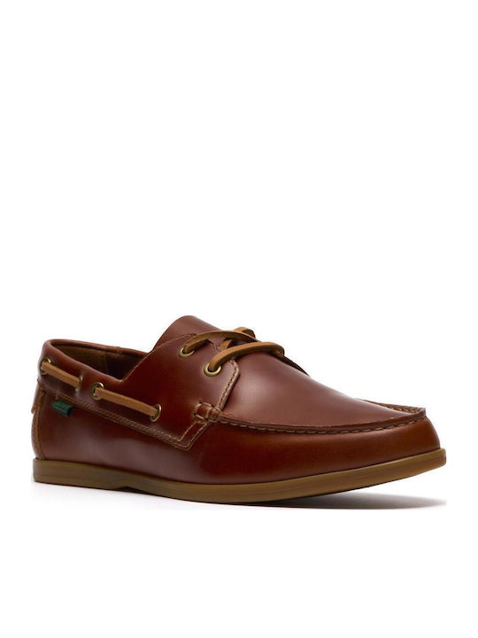 Leather Men's Casual Shoes Brown