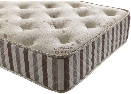 King Size Ορθοπεδικό Στρώμα 190x190x23cm με Ελατήρια