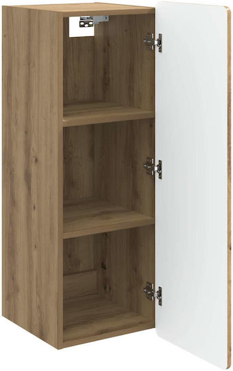 Ντουλάπι Κρεμαστό Καφέ 33x34.5x94εκ.