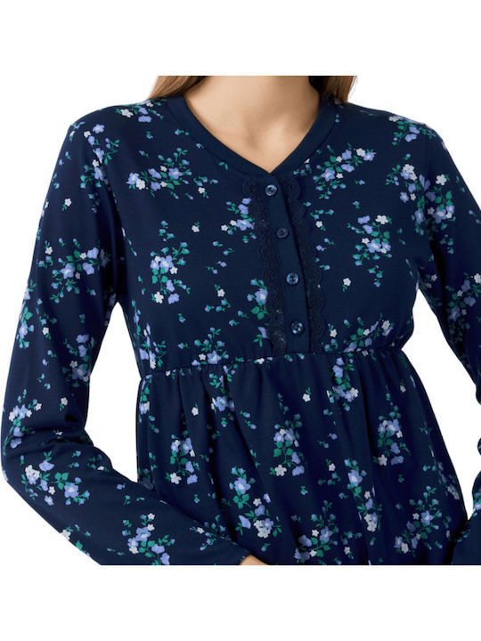 Minerva Winter Women's Nightdress Marine