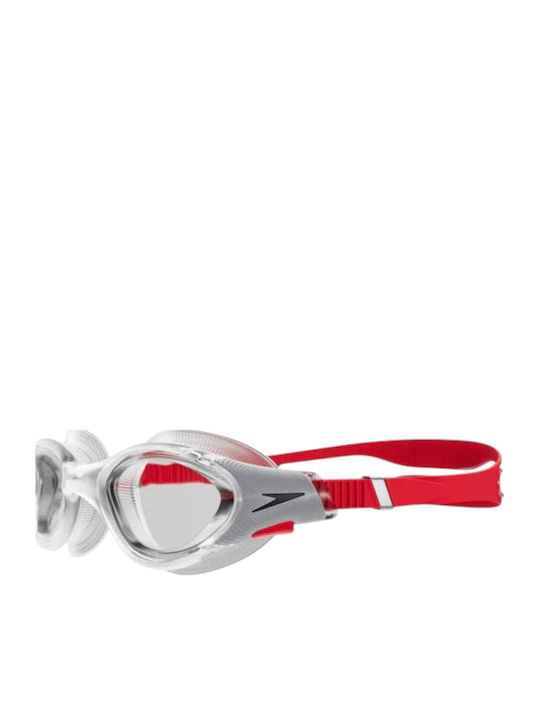 Speedo Futura Biofuse Flexiseal Swimming Goggles Adults Red
