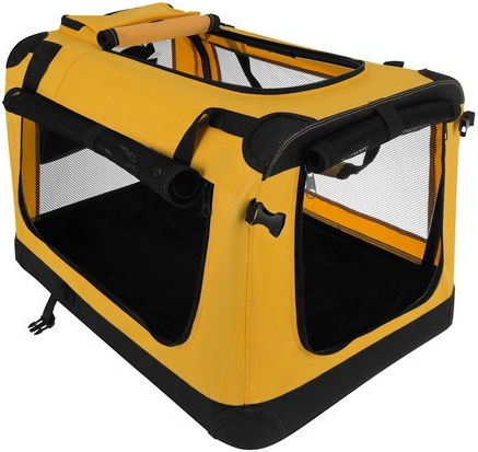 Geantă Pentru Transport Câine / Pisică Până La 25kg Galbenă L60xL44xÎ42cm