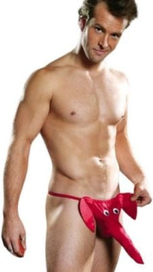 Männer Sexy String Grau
