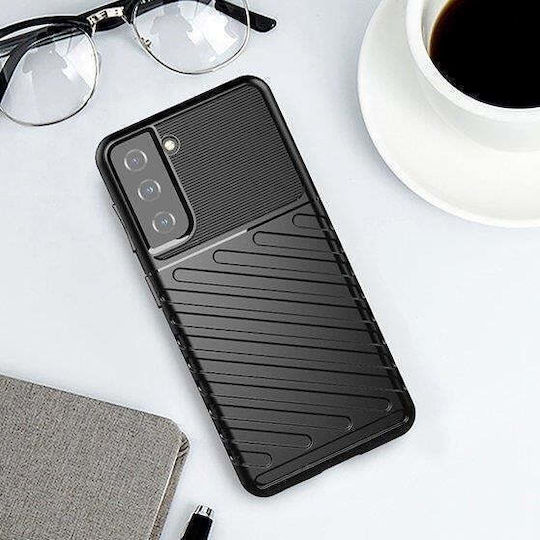 HQWear Back Cover Σιλικόνης Μαύρο (Galaxy S23+)