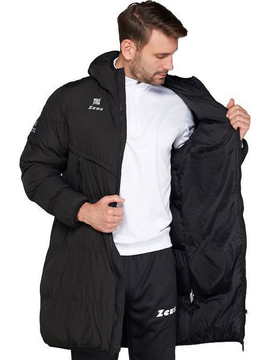 3 σε 1 Χειμωνιάτικο Μπουφάν Puffer Αντιανεμικό Black