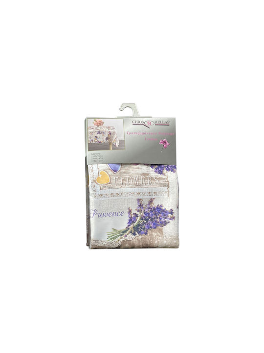 Chios Hellas Tischtuch Linnea Lavender 150x180cm
