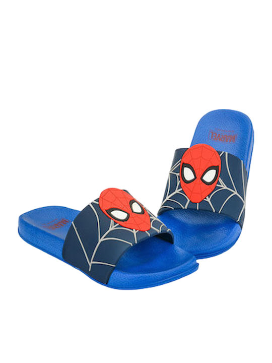 Παιδικές Σαγιονάρες Μπλε Spiderman