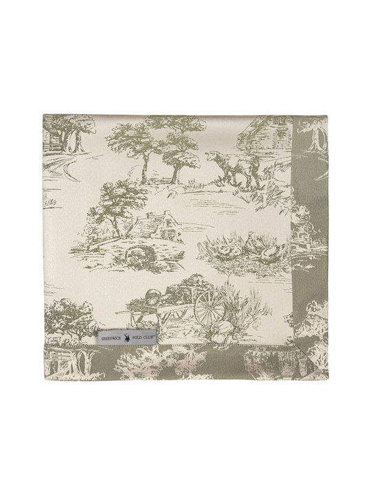 Das Home Tablecloth 3015 Ecru, Olive 170x300cm