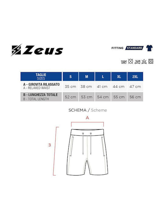 Sport Herren Shorts Rot/Weiß